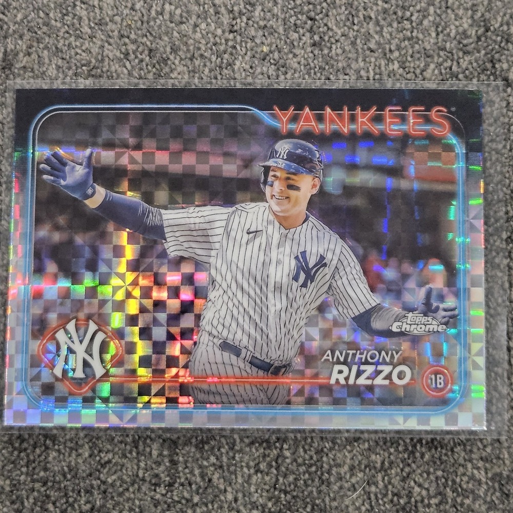 Anthony‎ Rizzo 2024 Topps Chrome Refractor #127 New York Yankees